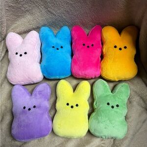 Colorful Plush Bunny Toys for Small Pets
